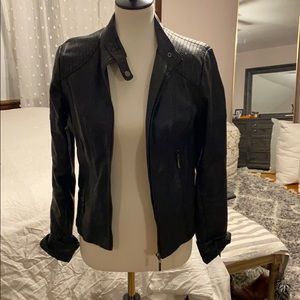 Max Jean faux leather jacket